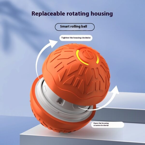 Pets Electric Jumping Ball Automatic Dog-teasing Luminous Pet Products Pets Dogs Training Products Ball Toys For Dogs Resistance - Image 2